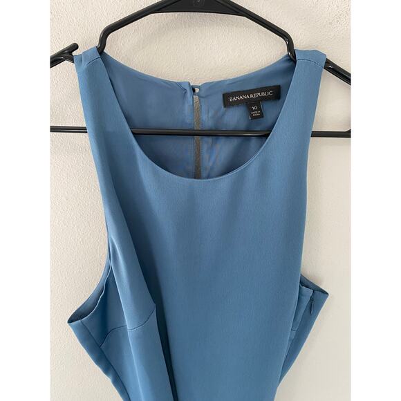 Banana Republic Women's Blue Semi Formal, Wedding Guest Dress Size 10 - Picture 3 of 6